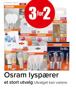 Eurospar Osram lyspærer tilbud