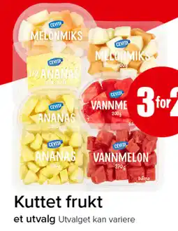 Eurospar Kuttet frukt tilbud