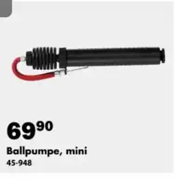 Biltema Ballpumpe, mini tilbud