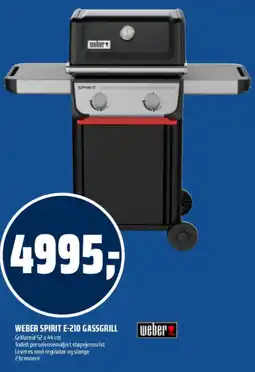 Coop Obs Weber spirit E-210 gassgrill tilbud