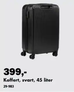 Biltema Koffert, svart tilbud
