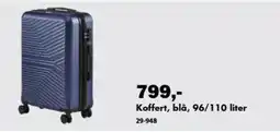Biltema Koffert, blå tilbud