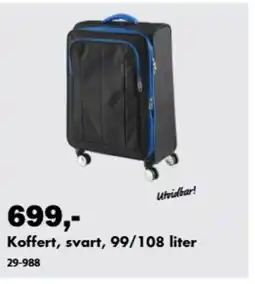 Biltema Koffert, svart tilbud