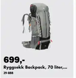 Biltema Ryggsekk Backpack tilbud