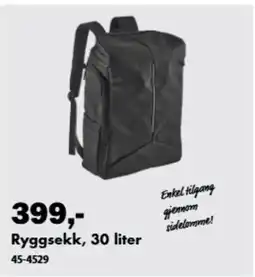 Biltema Ryggsekk tilbud
