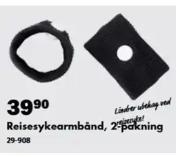 Biltema Reisesykearmbånd, 2-pakning tilbud