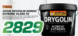 Coop Byggmix Jotun Drygolin nordic extreme glans 50 tilbud