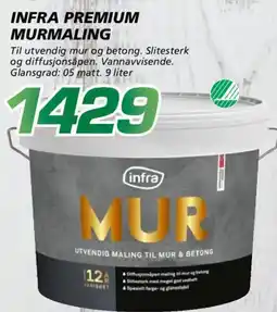 Coop Byggmix Infra premium murmaling tilbud