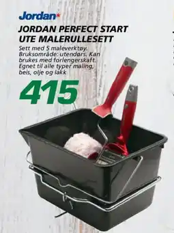 Coop Byggmix Jordan perfect start ute malerullesett tilbud