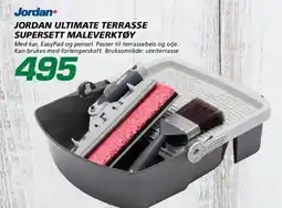 Coop Byggmix Jordan ultimate terrasse supersett maleverktøy tilbud