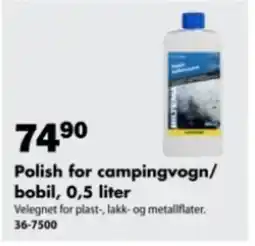 Biltema Polish for campingvogn/ bobil tilbud