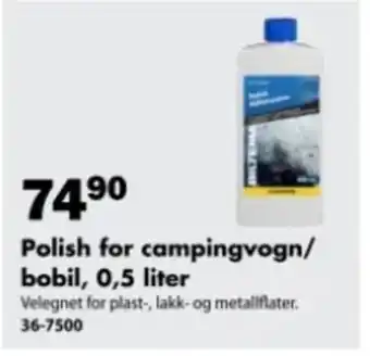 Polish for campingvogn/ bobil