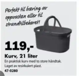 Biltema Kurv tilbud