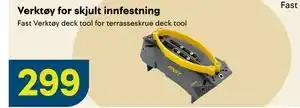 Verktøy for skjult innfestning