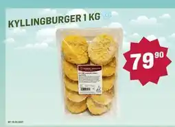 Holdbart KYLLINGBURGER 1 KG tilbud