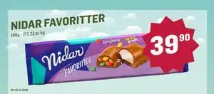 Holdbart NIDAR FAVORITTER tilbud