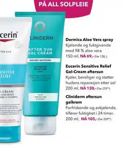Apotek 1 Cliniderm aftersun gelkrem tilbud