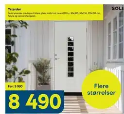 Maxbo Ytterdør tilbud