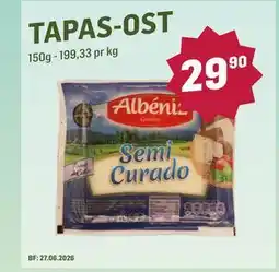 Holdbart TAPAS-OST tilbud
