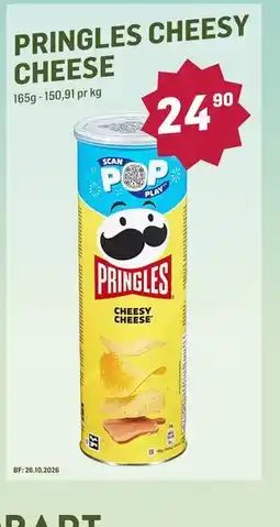 Holdbart PRINGLES CHEESY CHEESE tilbud