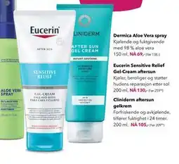 Apotek 1 Eucerin Sensitive Relief Gel-Cream aftersun tilbud