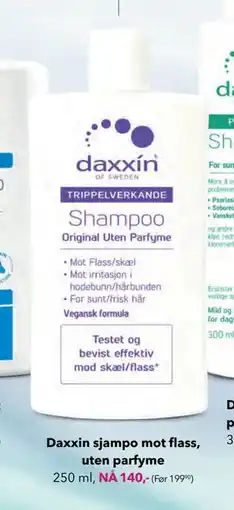 Apotek 1 Daxxin sjampo mot flass, uten parfyme tilbud