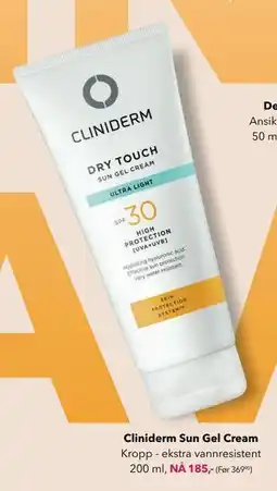 Apotek 1 Cliniderm Sun Gel Cream tilbud