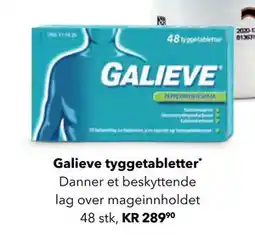 Apotek 1 Galieve tyggetabletter tilbud
