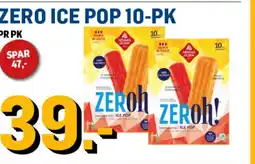 Price Lagerbutikk Zero ice pop 10-pk tilbud