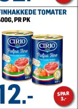 Price Lagerbutikk Finhakkede tomater tilbud