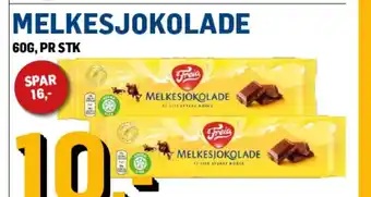 Price Lagerbutikk Melkesjokolade tilbud