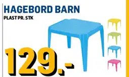 Price Lagerbutikk Hagebord barn tilbud