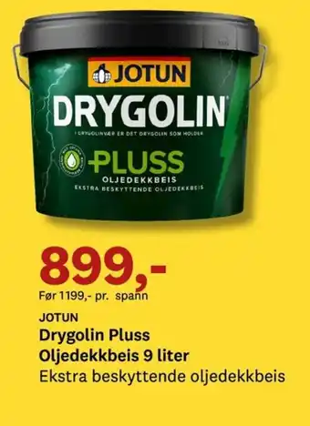 Jotun drygolin pluss oljedekkbeis