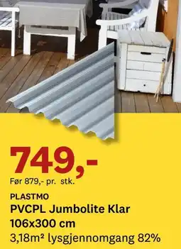 Bygger'n Plastmo pvcpl jumbolite klar tilbud