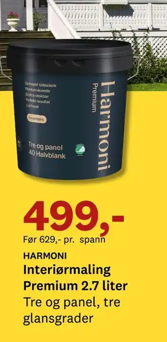 HARMONI Interiørmaling Premium