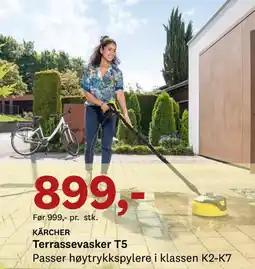 Bygger'n KÄRCHER Terrassevasker T5 tilbud