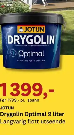 Bygger'n Jotun drygolin optimal tilbud