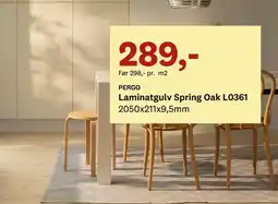 Bygger'n PERGO Laminatgulv Spring Oak L0361 tilbud