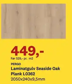 Bygger'n PERGO Laminatgulv Seaside Oak Plank L0362 tilbud