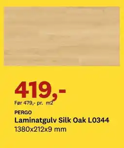 Bygger'n PERGO Laminatgulv Silk Oak L0344 tilbud