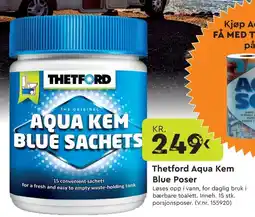 Mekk Thetford Aqua Kem Blue Poser tilbud