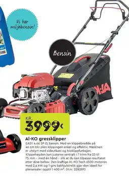 Mekk Al-KO gressklipper tilbud