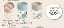 Sparkjøp Lære kopp m/justerbart lokk tilbud