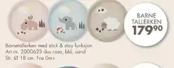 Sparkjøp Barnetallerken med stick & stay funksjon tilbud