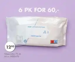 Sparkjøp Våtservietter 75 stk tilbud