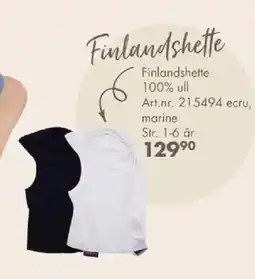 Sparkjøp Finlandshette tilbud