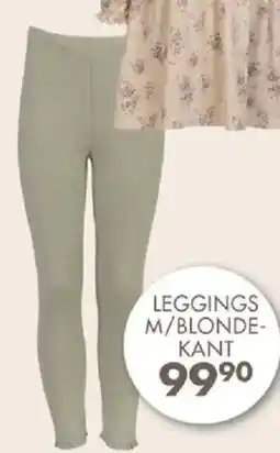 Sparkjøp Leggings med blondekant tilbud