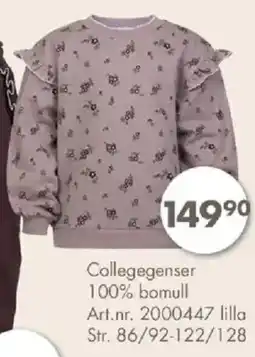 Sparkjøp Collegegenser tilbud