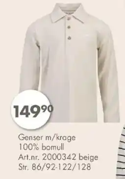 Sparkjøp Genser m/krage tilbud