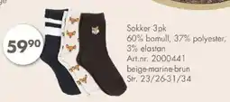 Sparkjøp Sokker 3pk tilbud